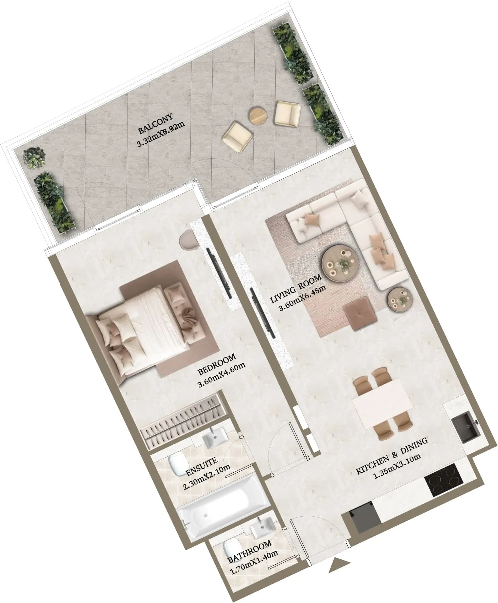 1 BR