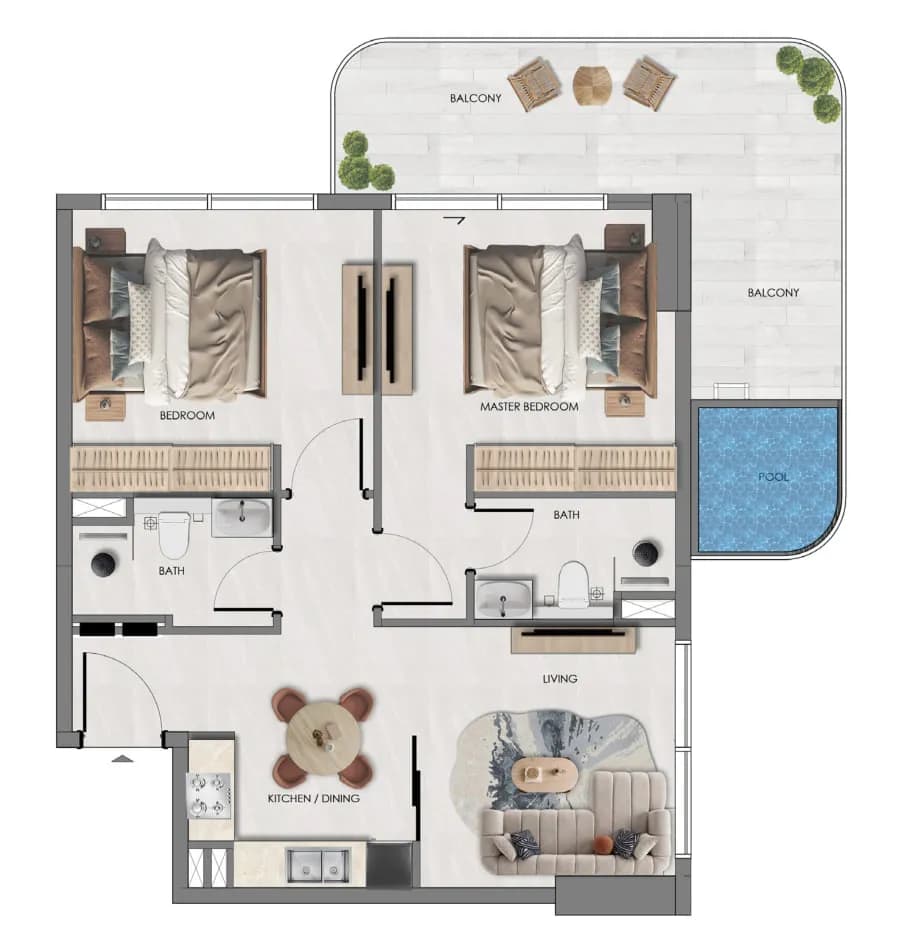 2 BR