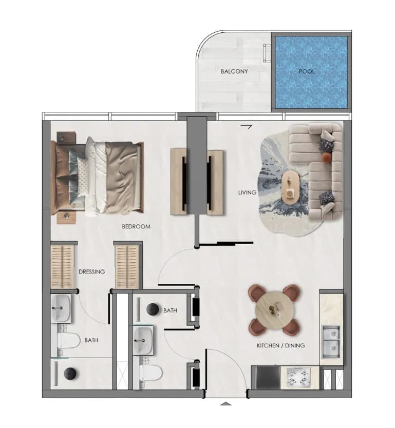 1 BR