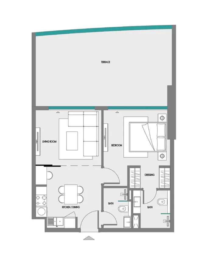 1 BR