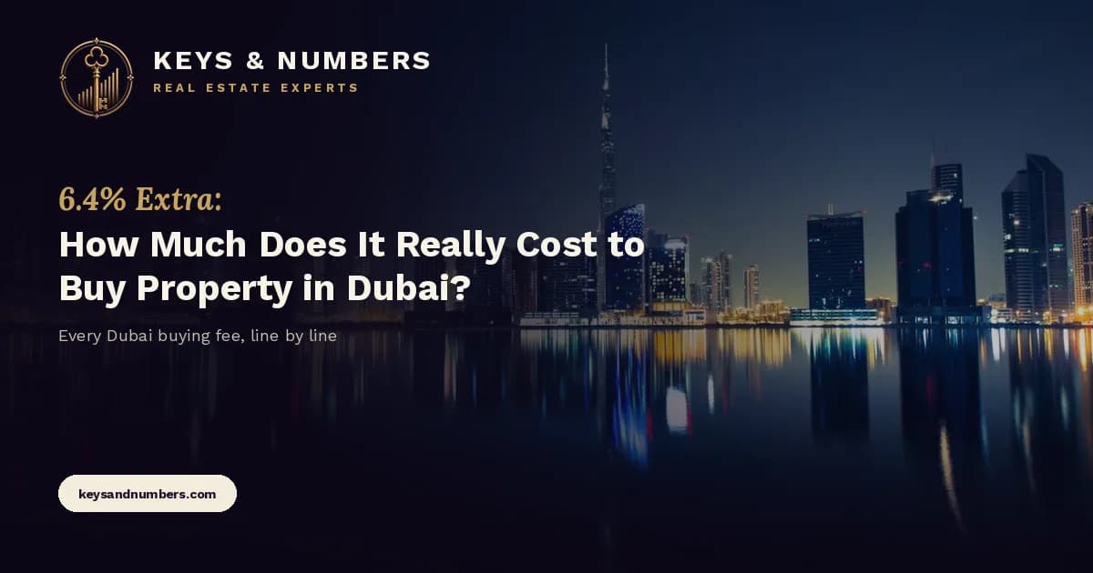 How Much Does It Cost to Buy Property in Dubai? (2026)