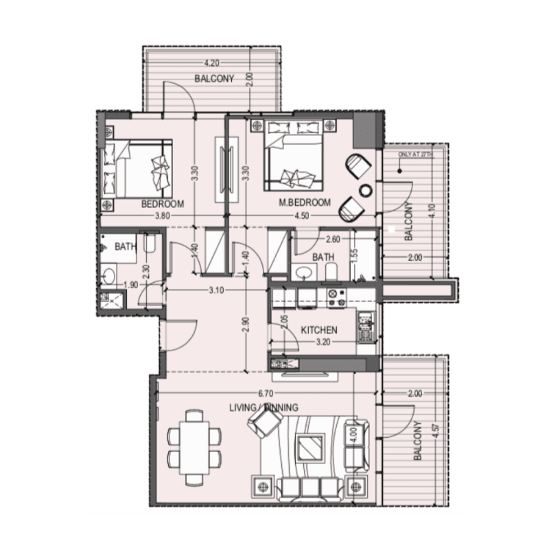 2 BR
