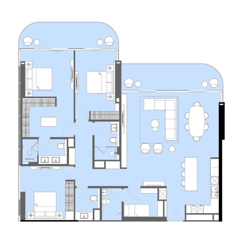 3 BR