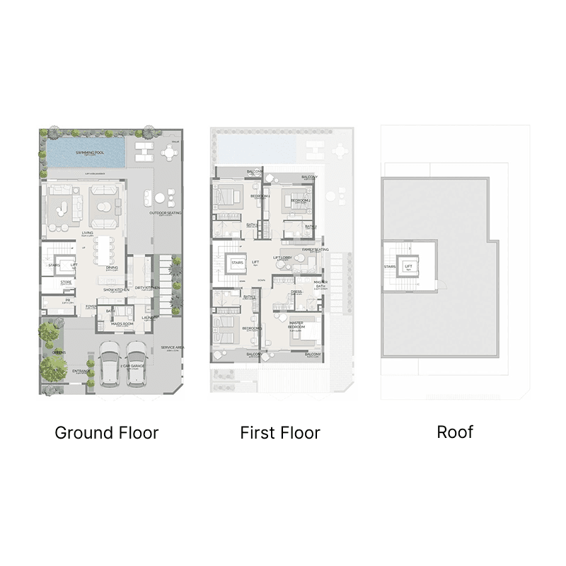 4 BR + Pool