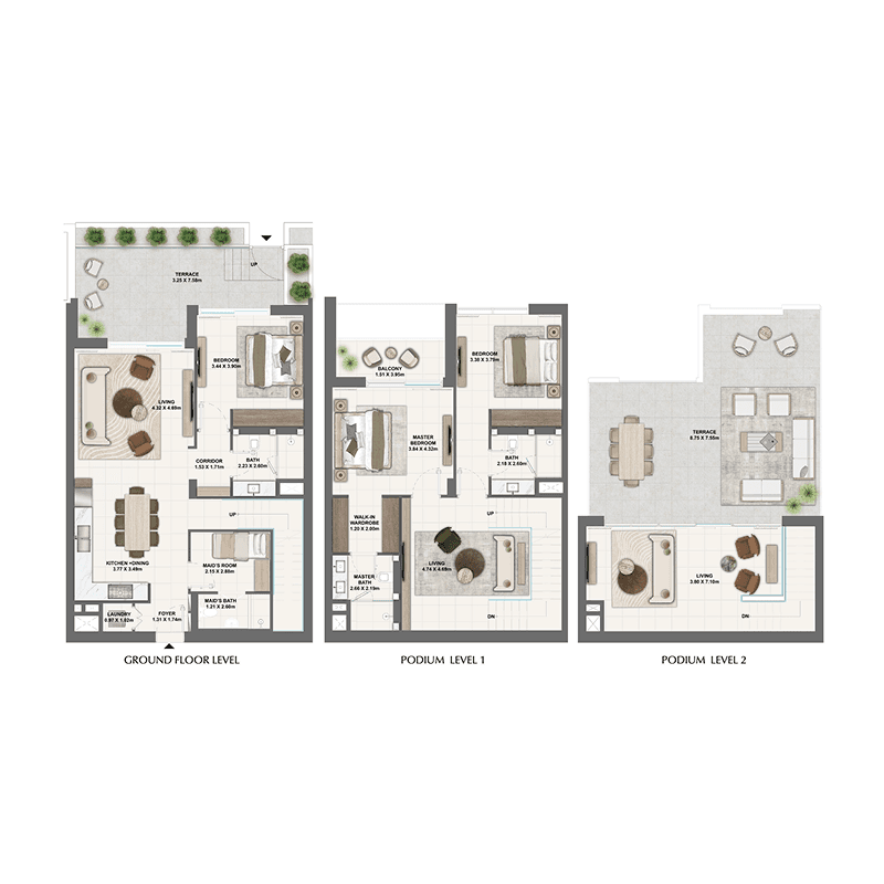 3 BR TH