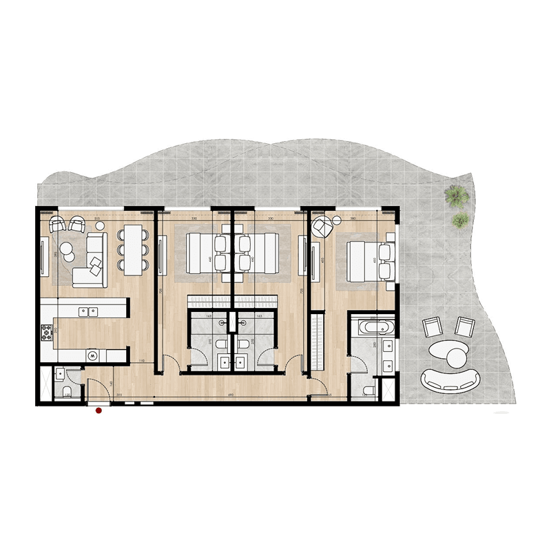 3 BR