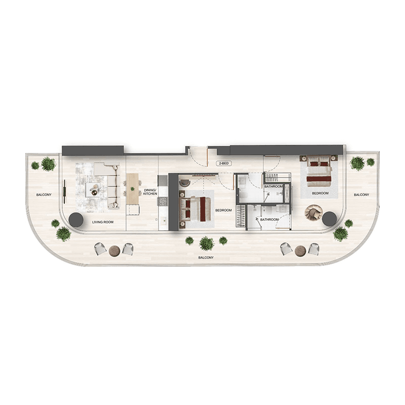 2 BR