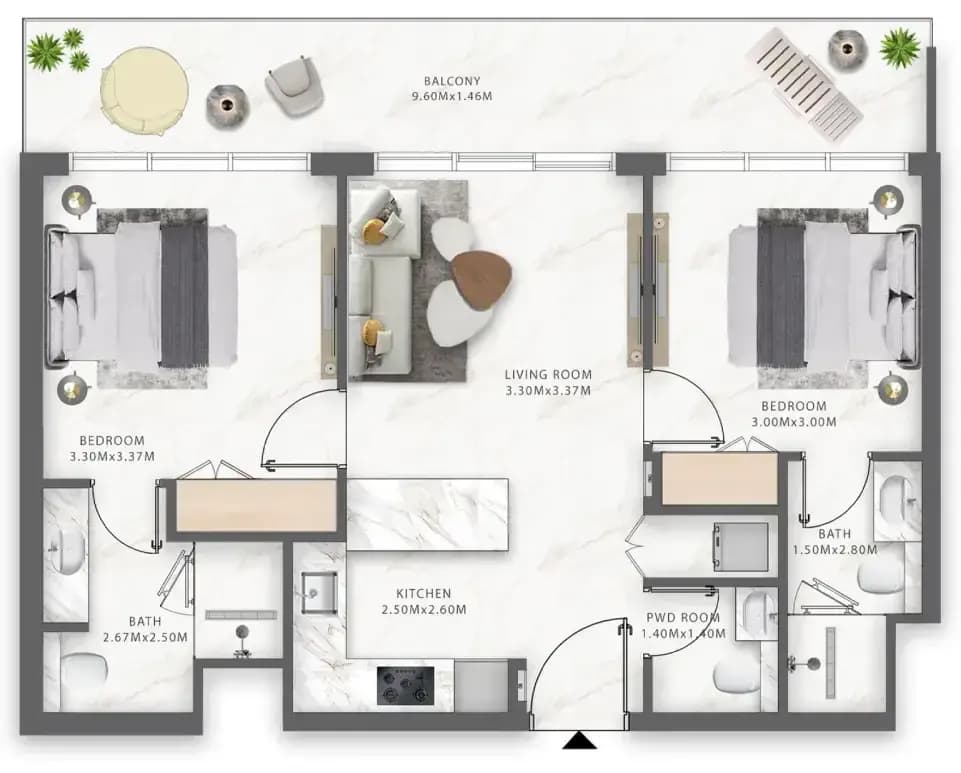 2BR