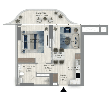 1 BR