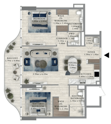 2 BR